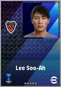 Lee Soo-Ah eFootball 2026 player card, 59 OVR AMF
