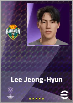 Lee Jeong-Hyun eFootball 2026 player card, 60 OVR CB