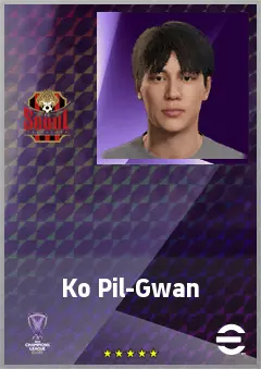 Ko Pil-Gwan eFootball 2026 player card, 59 OVR CMF