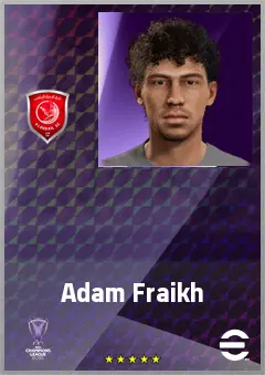 Adam Fraikh eFootball 2026 player card, 60 OVR DMF
