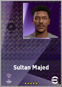 Sultan Majed eFootball 2026 player card, 61 OVR LB