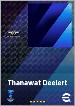 Thanawat Deelert eFootball 2026 player card, 60 OVR CF