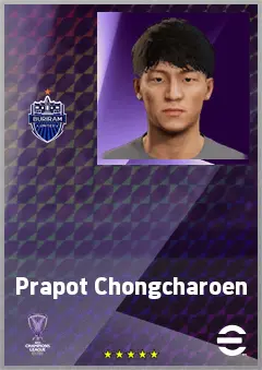 Prapot Chongcharoen eFootball 2026 player card, 61 OVR GK