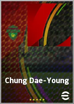Chung Dae-Young eFootball 2026 player card, 62 OVR GK