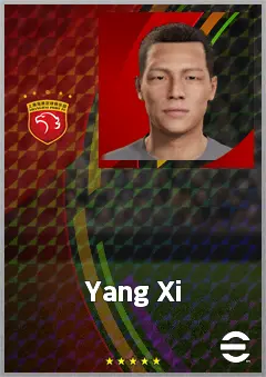 Yang Xi eFootball 2026 player card, 68 OVR RB