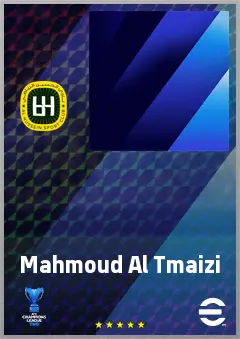 Mahmoud Al Tmaizi eFootball 2026 player card, 62 OVR CF