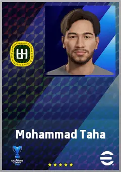 Mohammad Taha eFootball 2026 player card, 67 OVR LB