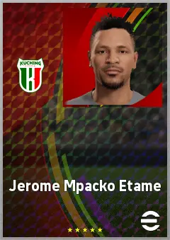 Jerome Mpacko Etame eFootball 2026 player card, 65 OVR CF