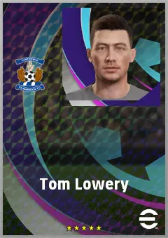 Tom Lowery eFootball 2026 player card, 68 OVR CMF