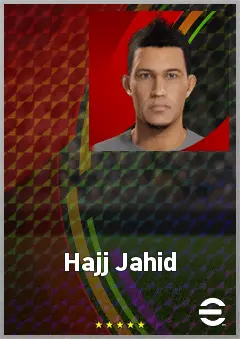 Hajj Jahid eFootball 2026 player card, 58 OVR CB