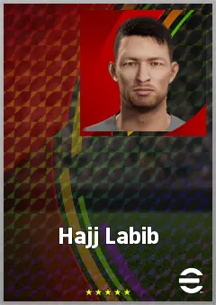 Hajj Labib eFootball 2026 player card, 61 OVR GK