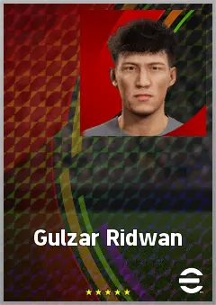 Gulzar Ridwan eFootball 2026 player card, 56 OVR LB