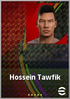 Hossein Tawfik eFootball 2026 player card, 60 OVR CF