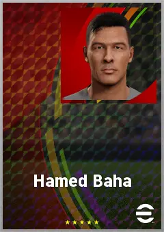 Hamed Baha eFootball 2026 player card, 61 OVR GK
