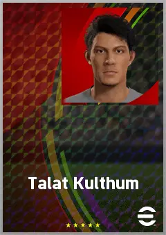 Talat Kulthum eFootball 2026 player card, 58 OVR CB