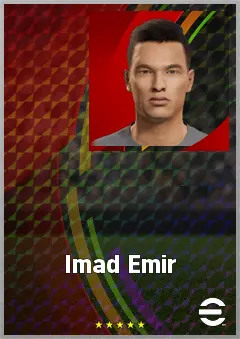 Imad Emir eFootball 2026 player card, 59 OVR CB