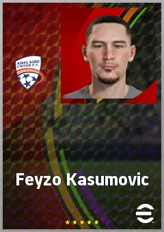 Feyzo Kasumovic eFootball 2026 player card, 62 OVR CB