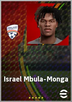 Israel Mbula-Monga eFootball 2026 player card, 62 OVR CB
