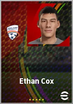 Ethan Cox eFootball 2026 player card, 67 OVR GK