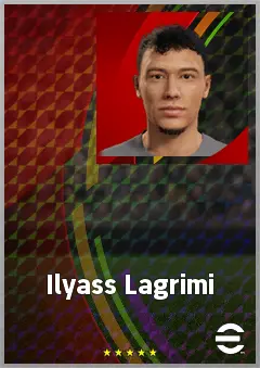 Ilyass Lagrimi eFootball 2026 player card, 66 OVR LB
