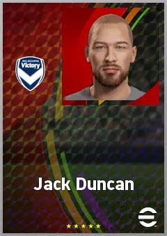 Jack Duncan eFootball 2026 player card, 68 OVR GK