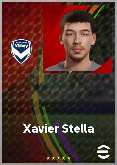 Xavier Stella eFootball 2026 player card, 66 OVR DMF