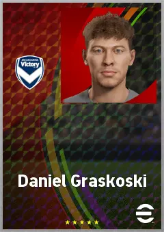 Daniel Graskoski eFootball 2026 player card, 65 OVR GK