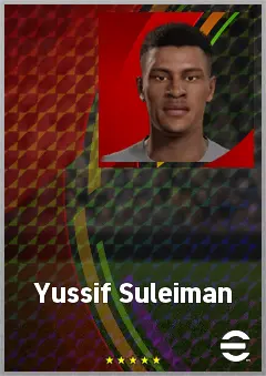 Yussif Suleiman eFootball 2026 player card, 59 OVR DMF