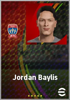 Jordan Baylis eFootball 2026 player card, 61 OVR GK