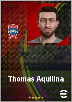 Thomas Aquilina eFootball 2026 player card, 69 OVR RB