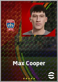 Max Cooper eFootball 2026 player card, 66 OVR CB