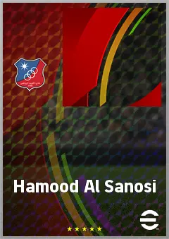 Hamood Al Sanosi eFootball 2026 player card, 60 OVR AMF