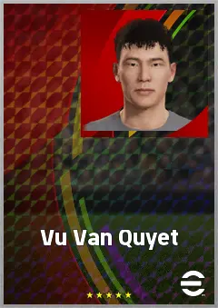 Vu Van Quyet eFootball 2026 player card, 59 OVR RB
