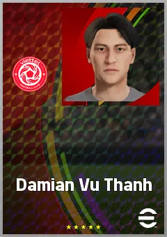 Damian Vu Thanh eFootball 2026 player card, 63 OVR DMF