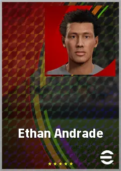 Ethan Andrade eFootball 2026 player card, 64 OVR CF