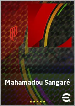 Mahamadou Sangaré eFootball 2026 player card, 64 OVR CF