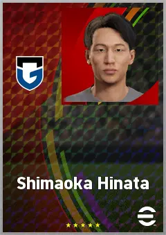 Shimaoka Hinata eFootball 2026 player card, 61 OVR LB