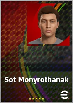 Sot Monyrothanak eFootball 2026 player card, 61 OVR LWF