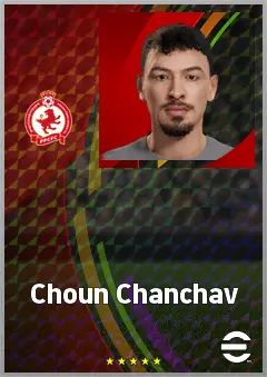 Choun Chanchav eFootball 2026 player card, 61 OVR CB