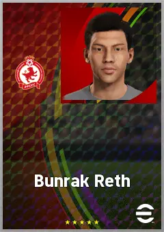 Bunrak Reth eFootball 2026 player card, 59 OVR GK