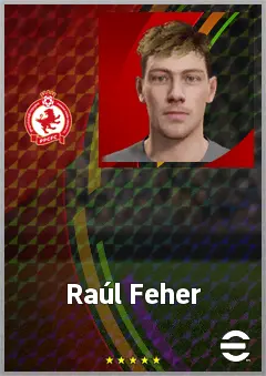 Raúl Feher eFootball 2026 player card, 66 OVR CB