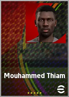 Mouhammed Thiam eFootball 2026 player card, 62 OVR GK