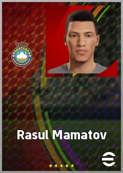 Rasul Mamatov eFootball 2026 player card, 59 OVR GK