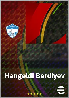 Hangeldi Berdiyev eFootball 2026 player card, 60 OVR LMF