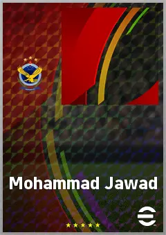 Mohammad Jawad eFootball 2026 player card, 70 OVR CF
