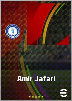 Amir Jafari eFootball 2026 player card, 63 OVR LB