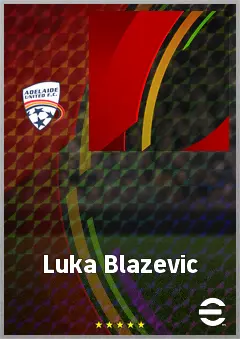 Luka Blazevic eFootball 2026 player card, 63 OVR CMF