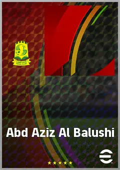 Abd Aziz Al Balushi eFootball 2026 player card, 61 OVR RB