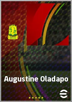Augustine Oladapo eFootball 2026 player card, 67 OVR DMF