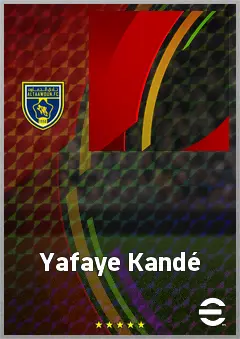 Yafaye Kandé eFootball 2026 player card, 59 OVR LWF